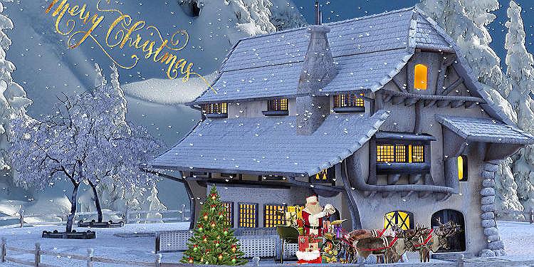 Weihnachtskarten mit den Kids gestalten
