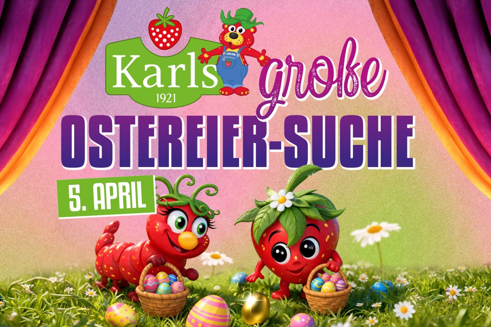 Ostereier-Suche bei Karls Erlebnis-Dorf in Loxstedt🐣