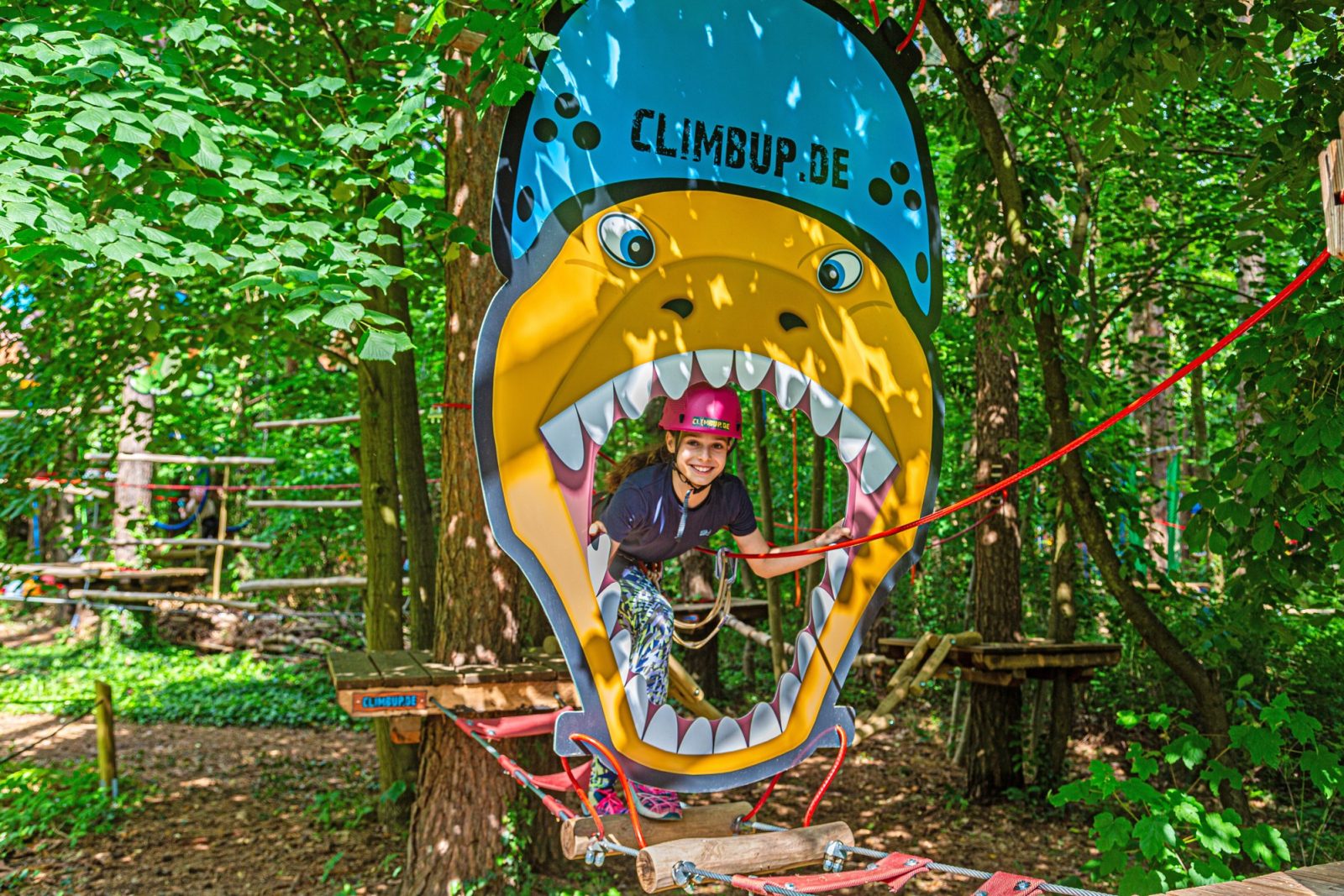 Kletterabenteuer im CLIMB UP! - Kletterwald Strausberg bei Berlin, Bild 1