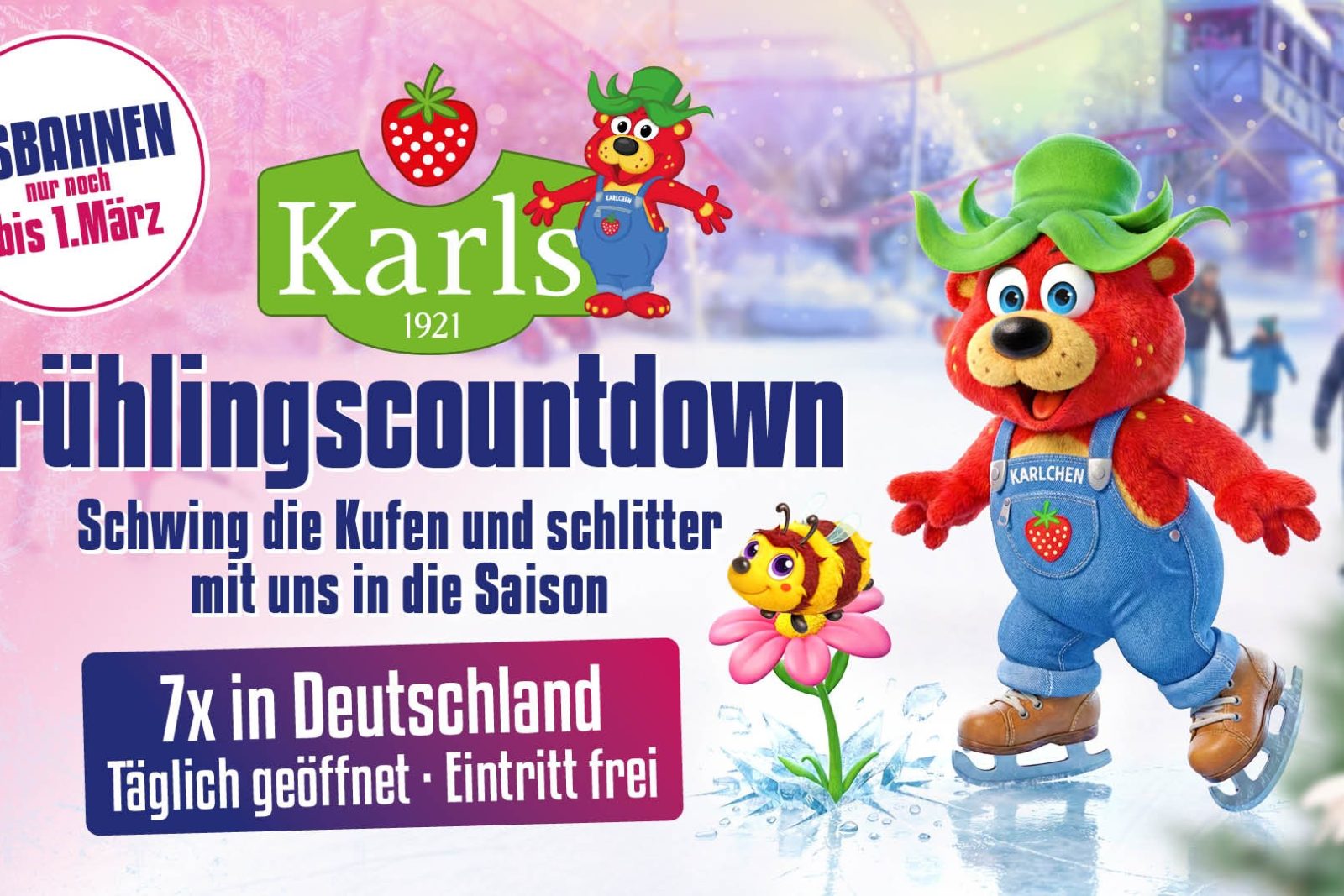 Frühlingscountdown bei Karls in Rövershagen bei Rostock🌹
