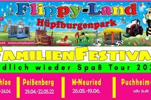 Sommer Ferienspaß Flippy-Land Hüpfburgenpark / Puchheim, Bild 1