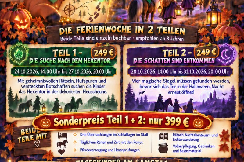 Herbstferien - BENZLS HEXENCAMP, Bild 1