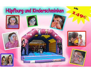 Hüpfburgen und Eventmodule für Ihre Kinder-Veranstaltungen