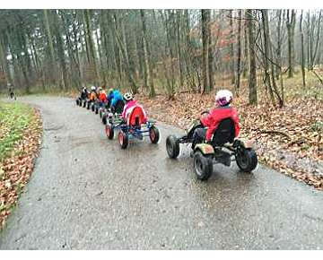 Einfache Pedal Go Kart Tour Karlsruhe
