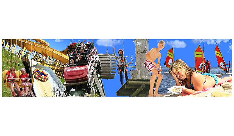 Ostseecamp Grömitz mit HANSA-PARK, Klettern, Surfen, SUP und großem Freizeitprogramm