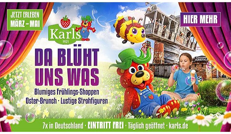 🌸 Frühlingsspaß im Freizeitpark bei Karls! 🌸