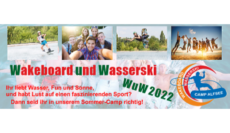 Wakeboard und Wasserski Sommer-Camp
